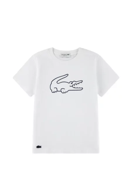 Pijamale copii Lacoste alb