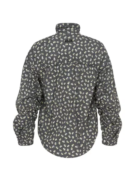 Cămașă Msgm cu model floral cu imagine gri