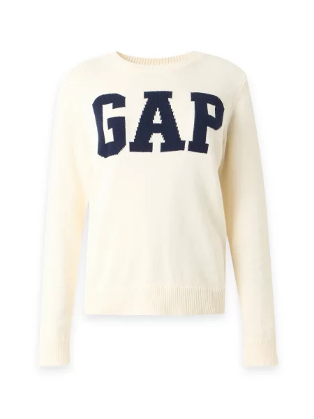 Gap Tall Svetr krémová / námořnická modř