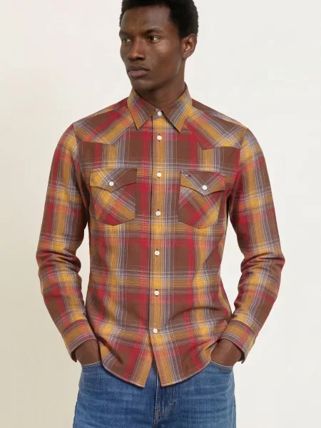 Tommy Jeans Koszula O Kroju Regular Fit braun
