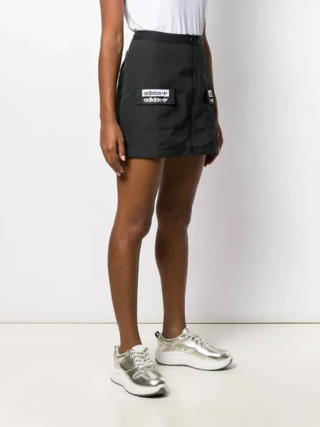 Mała mały spódnica mini Adidas z autografem czarna
