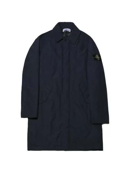 Palton Stone Island cu strasuri albastru