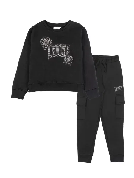 Komplet dresowy Leone 1947 Apparel czarny