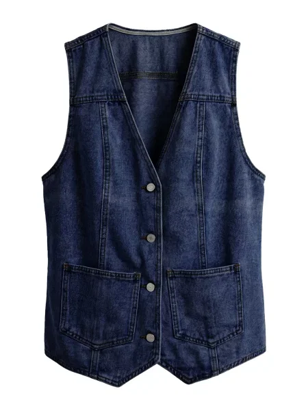 Imily Brezrokavnik mornarska bela