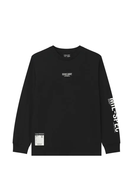 Lung tricou Izzue cu imagine negru