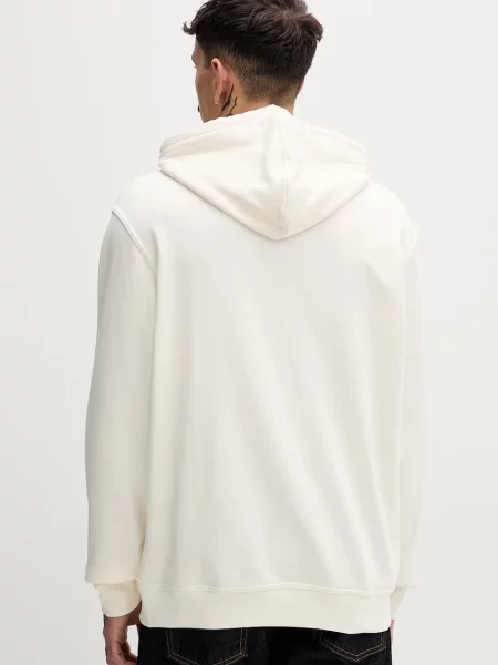 Dickies bluza z kapturem z bawełny beżowa