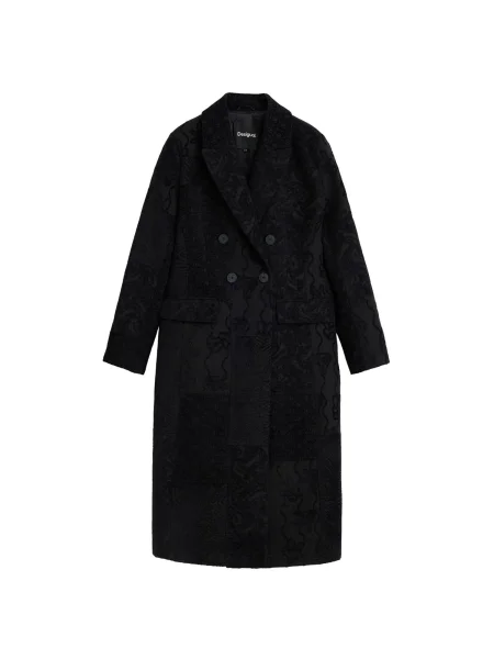 Desigual palton PATCH BLACK negru