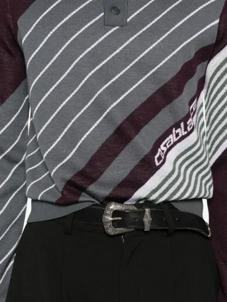 Polo Casablanca cu dungi negru