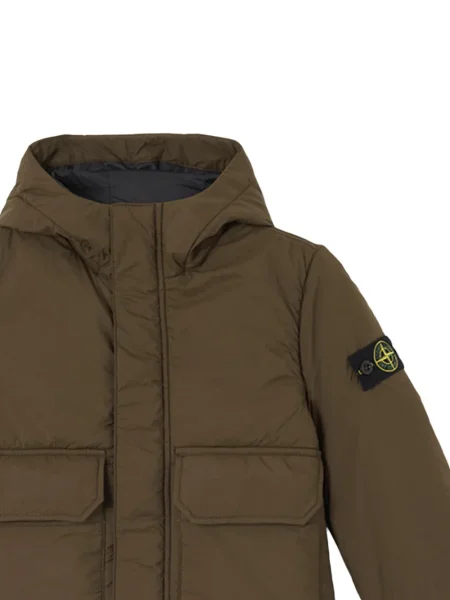 Kurtka dziecięca Stone Island zielona