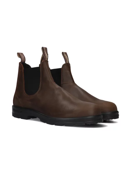 Botki Blundstone skórzane retro brązowe