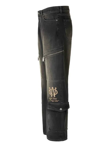 Lepršave traperice Off-white bijela