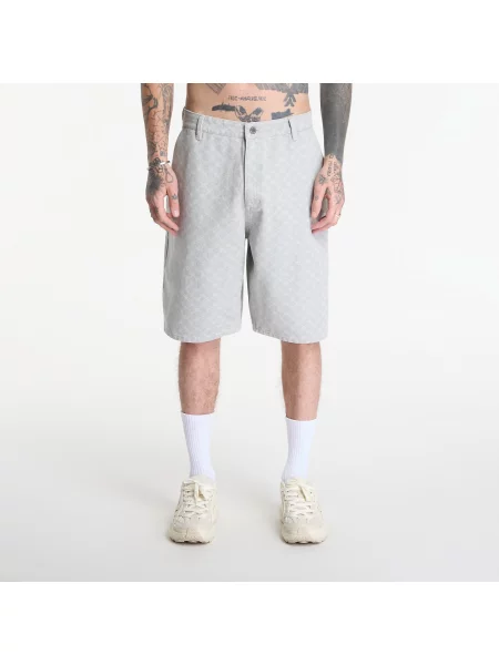 Pantaloni scurți Daily Paper Washed Monogram Woven Shorts Grey L gri