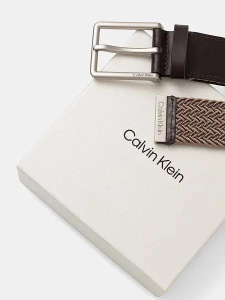 Vászon öv Calvin Klein bézs