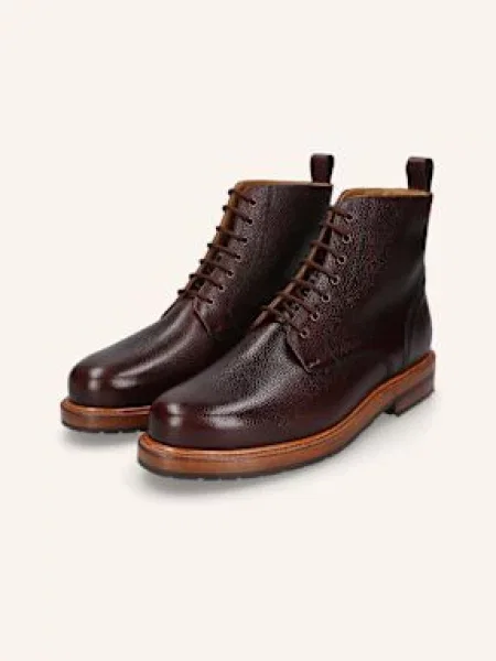 Heinrich Dinkelacker Botki Sznurowane Buda Derby Boot T braun