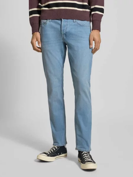 Jeansy o prostym kroju w 5 kieszeni Model Glenn' Jack & Jones