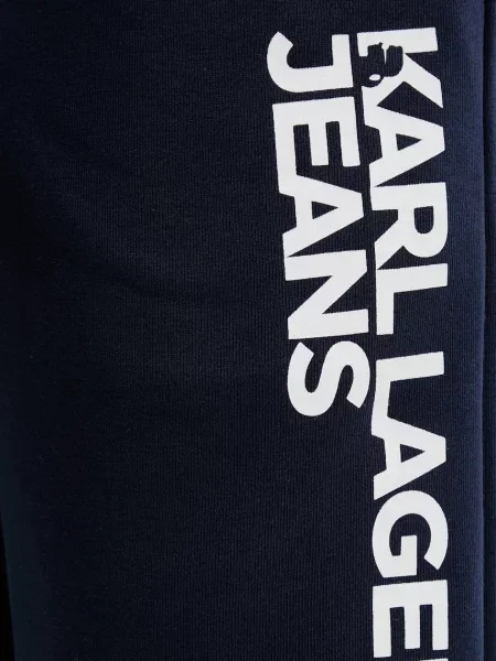 Спортивные штаны Karl Lagerfeld Jeans с принтом черные