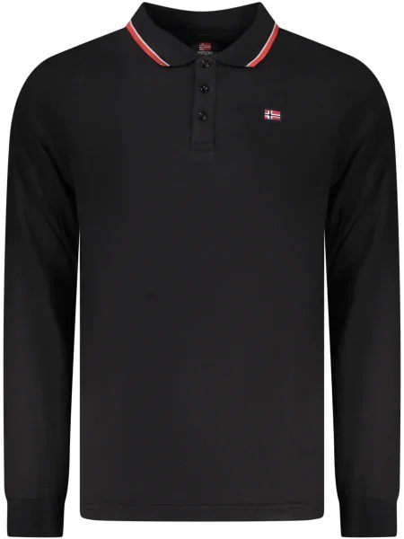 Polo Norway 1963 cu mâneci lungi negru