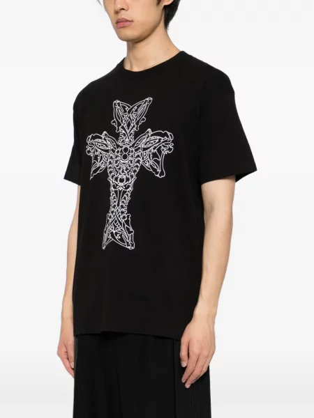 Tricou Yohji Yamamoto cu imagine negru