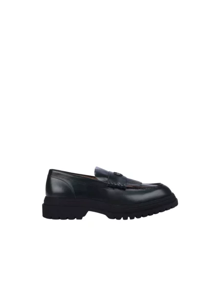 Półbuty Fred Perry z logo zielone