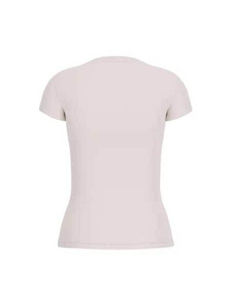 T-shirt z nadrukiem z logo model ‘PYTHON’ Guess biała