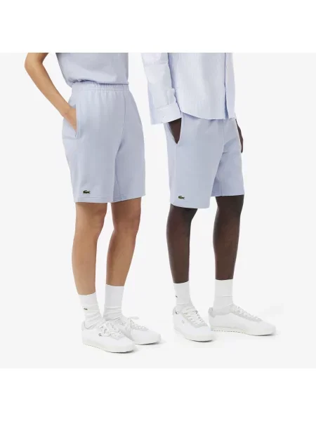 Lacoste Szorty Z Polaru Regular Fit niebieski