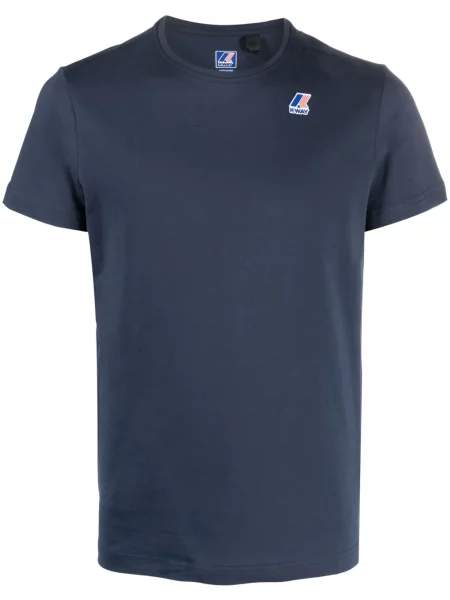 Tricou grafic K-way cu imagine albastru