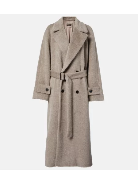Вълнен тренчкот Loro Piana бежово