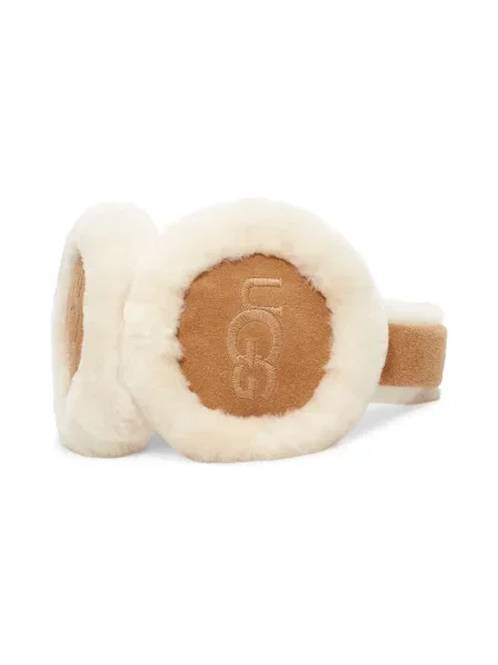Czapka Ugg zamszowa brązowa