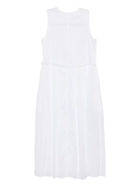 Rochie Jil Sander plisată de costum alb