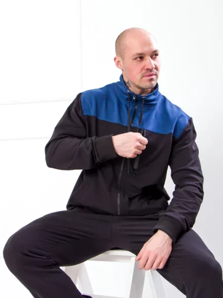 Носи своє Спортивний костюм Бавовна/поліестер синій