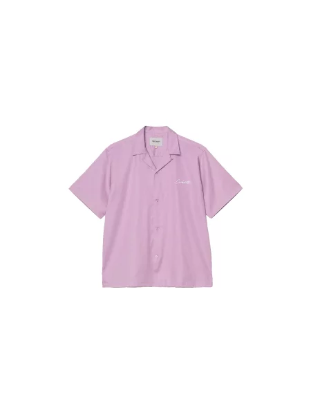 Carhartt WIP S/S Delray Shirt koszula fioletowa
