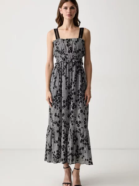 Morgan rochie evazată negru