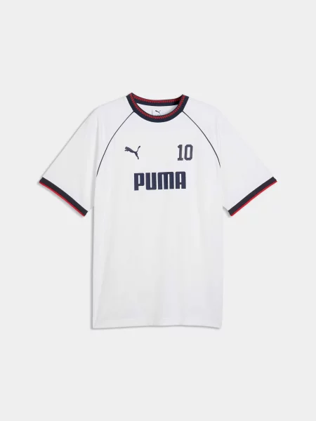 Футбольный футболка Puma из джерси белая
