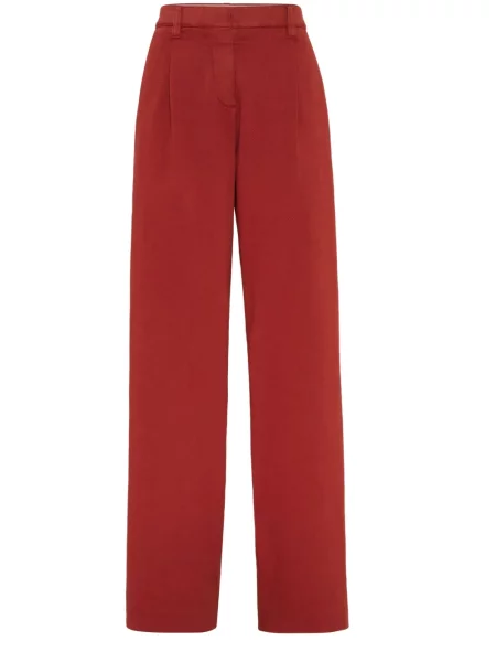 Pantaloni Brunello Cucinelli roșu