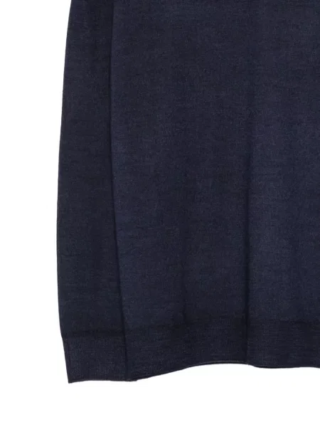 Lung tricou polo Fedeli albastru