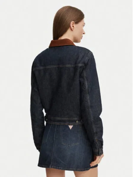 Guess Jeans Farmer kabát Sötétkék