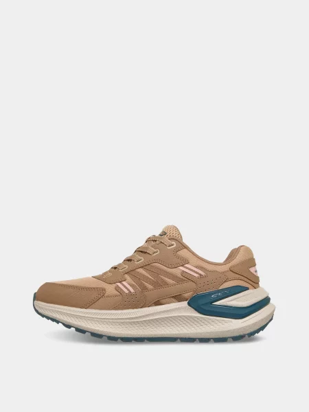 Кожаные кроссовки для бега Skechers коричневые