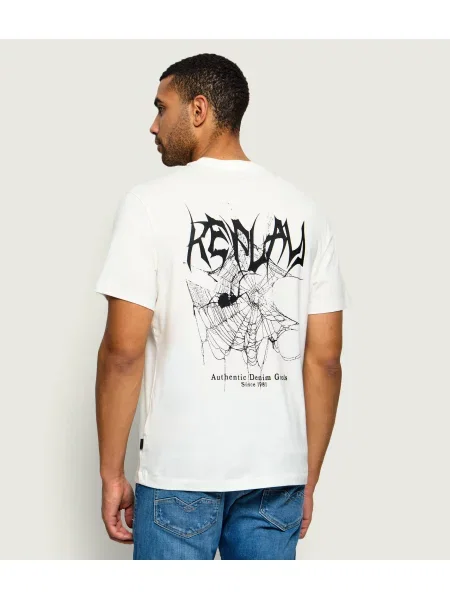 Replay Tricou alb
