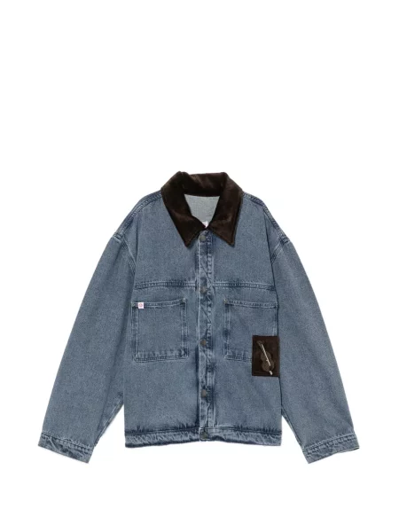 С яка дънково яке Charles Jeffrey Loverboy от рипсено кадифе синьо