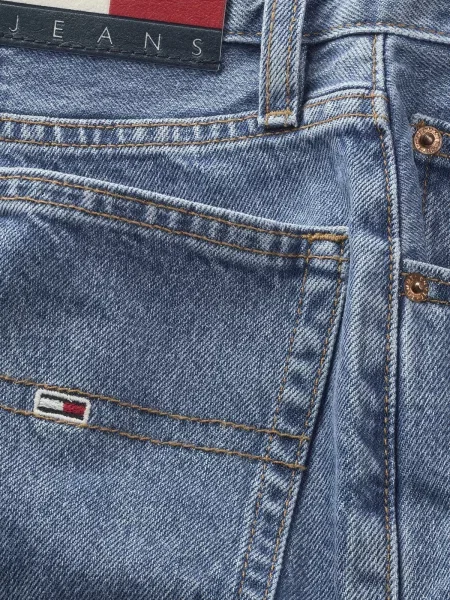 Talia szorty jeansowe Tommy Jeans niebieskie