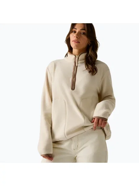 Bluză fleece pentru femei Regatta Frankie Half Zip light vanilla/mocha