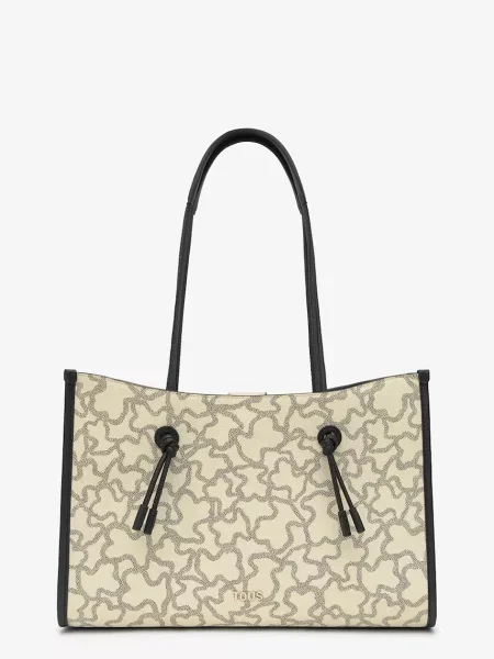 Tous geantă shopper pentru femei cu imitație de piele bej