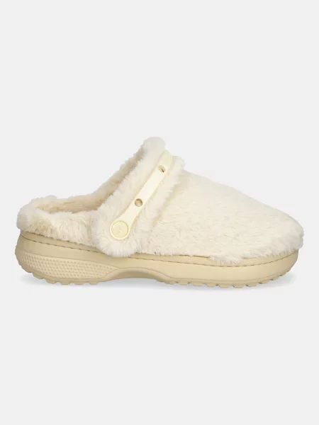 Классические тапочки Crocs бежевые