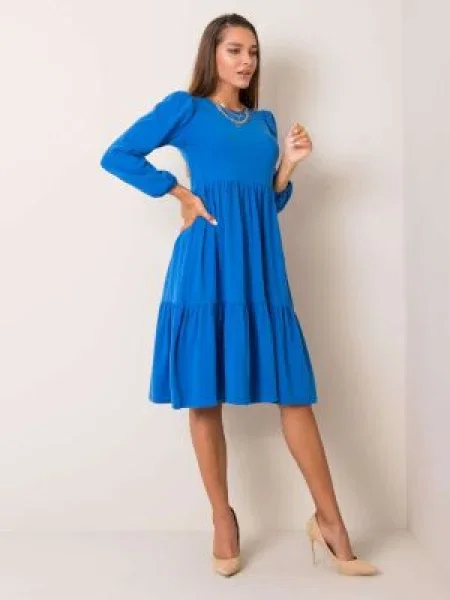 Rochie midi Fashionhunters albastru
