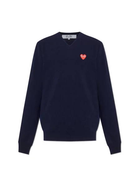 Sweter Comme Des Garcons Play czerwony