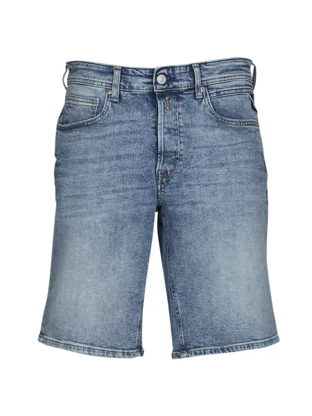 Kratek bermuda kratke hlače Replay modra