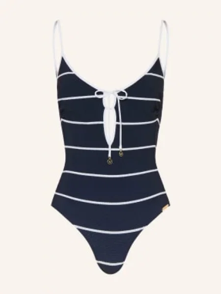 Watercult Strój Kąpielowy Coastal Lines blau biały