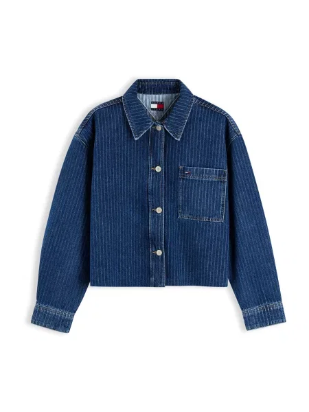 Tommy Jeans Geacă de primăvară-toamnă denim / deschis albastru