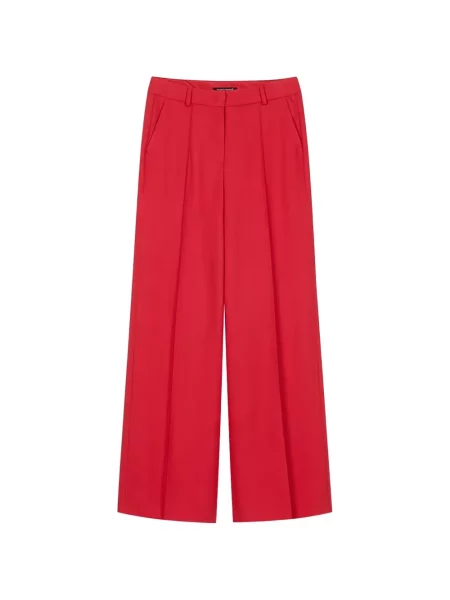 Pantaloni palazzo Luisa Cerano roșu