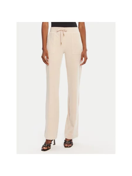 Juicy Couture Melegítő alsó Del Ray Regular Fit bézs